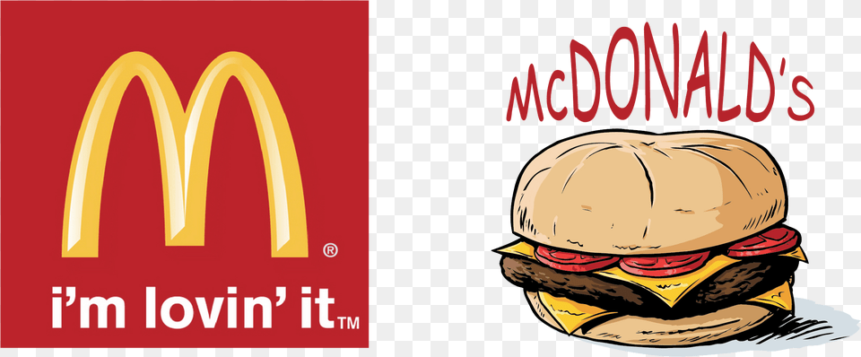 Mcdonalds Logo Clipart Mcdonalds Burger Logo, Advertisement, Person, Poster, Food Free Transparent Png