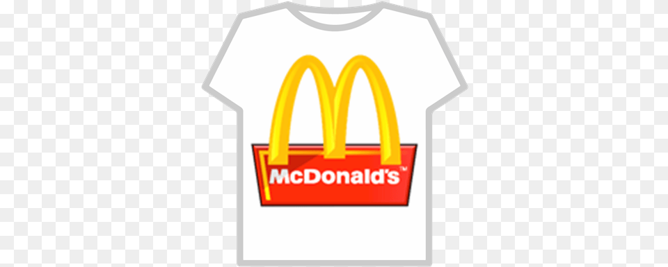 Mcdonalds Logo Roblox Mc Donalds, Clothing, T-shirt, Dynamite, Weapon Png