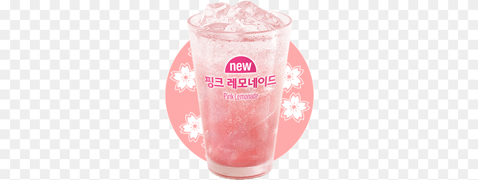 Mcdonalds Sakura Shrimp Transparent Pink Lemonade In Korean, Beverage, Juice, Smoothie, Bottle Png Image
