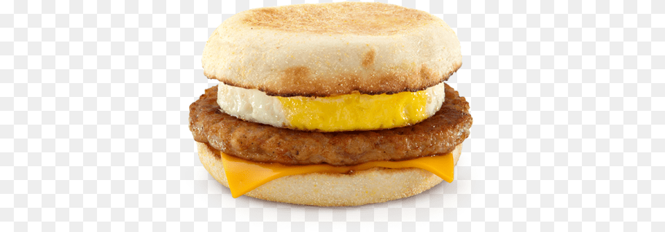 Mcdonalds Sausage Egg Mcmuffinclass Img Responsive Mcdonalds Sausage Mcmuffin Price, Burger, Food Free Png Download