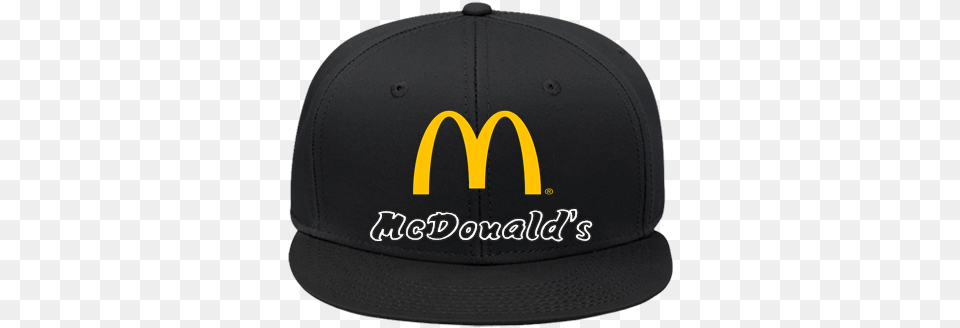 Mcdonalds Snap Back Flat Bill Hat Baseball Cap, Baseball Cap, Clothing Free Png Download