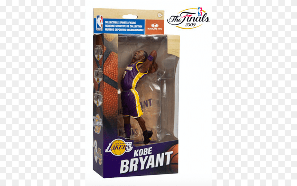 Mcfarlane Toys Kobe Bryant 2002 Nba Finals Action Figure, Adult, Male, Man, Person Png