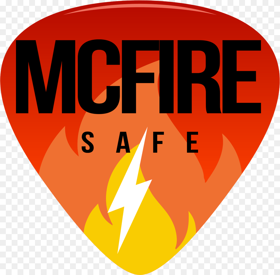 Mcfiresafe Fire Safety Northamptonshire Mc Logo, Guitar, Musical Instrument, Plectrum Free Png