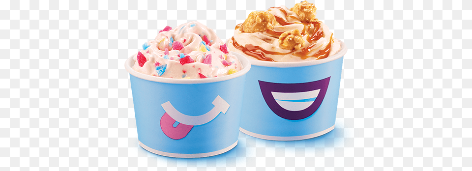 Mcflurry Cups Mcdonald39s New Mcflurry Truck, Cream, Dessert, Food, Ice Cream Free Png Download