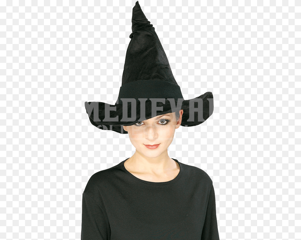 Mcgonagall S Witch Hat From Harry Potter Harry Potter Hat, Clothing, Adult, Female, Person Png Image