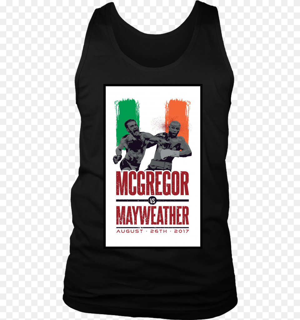 Mcgregor Gt Mayweather Tank Shirt, Clothing, T-shirt, Adult, Male Free Transparent Png