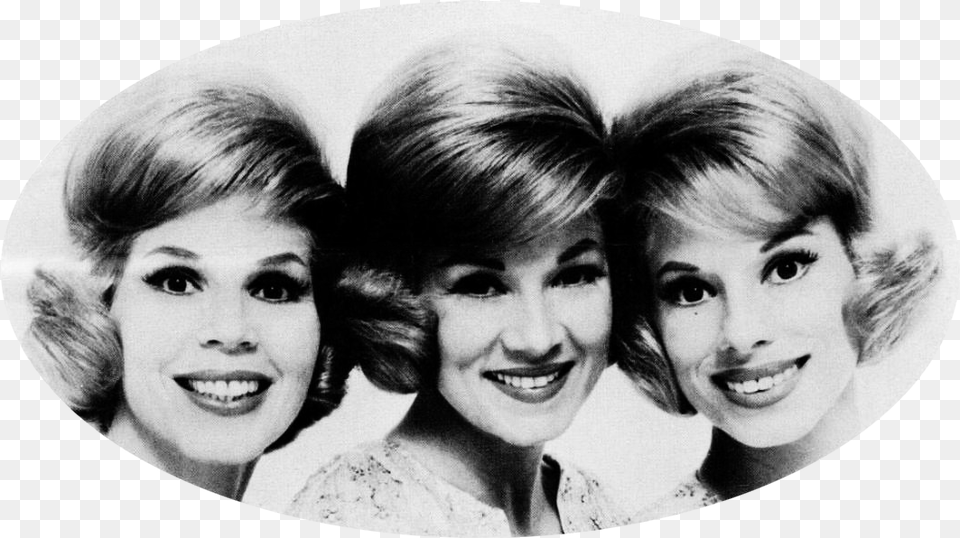 Mcguire Sisters, Head, Face, Portrait, Photography Free Transparent Png