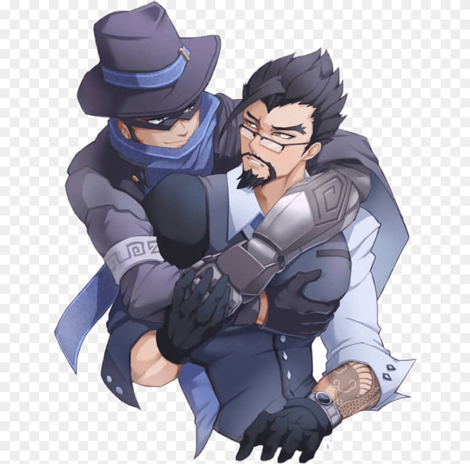 Mchanzo Mccree Hanzo Ship Overwatch, Glove, Clothing, Publication, Comics Free Png Download