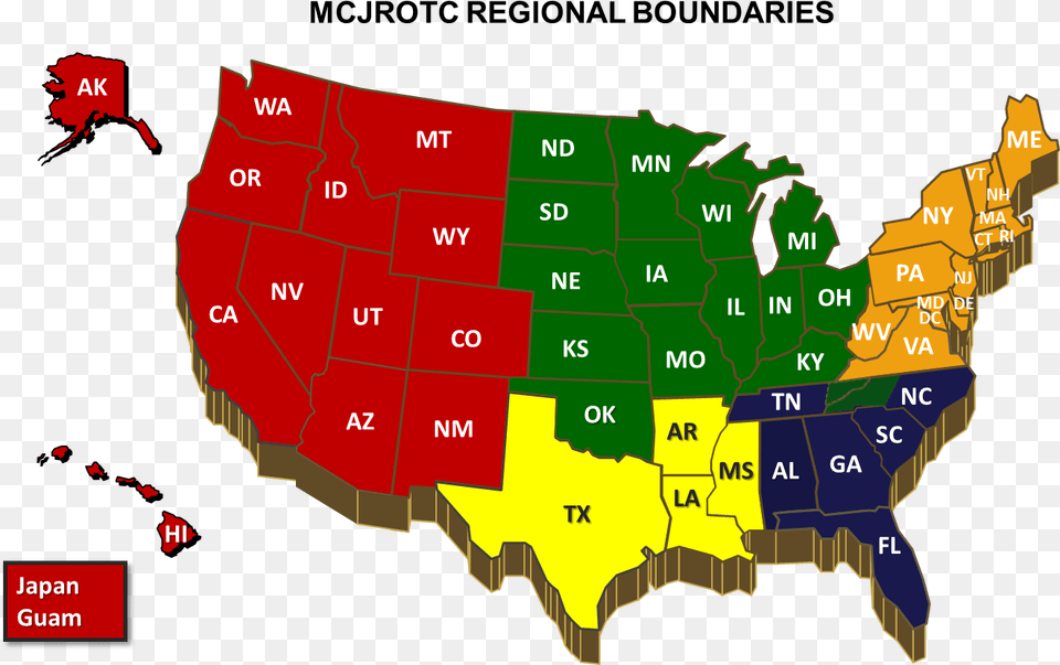 Mcjrotc Regional Map Missouri State Map, Chart, Plot, Atlas, Diagram Free Transparent Png