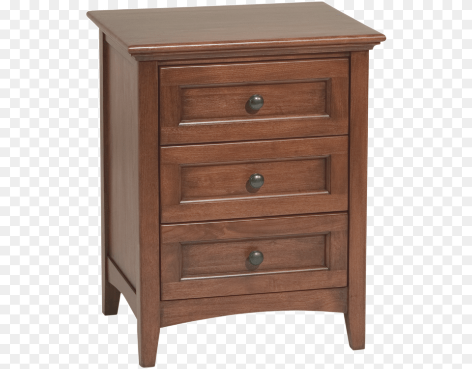 Mckenzie 3drawer Nightstand Narrow Three Drawer Dresser, Cabinet, Furniture Free Transparent Png