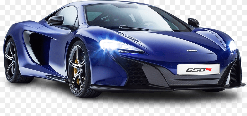 Mclaren 650s Coupe Blue Car Type Of Mclaren Cars, Vehicle, Transportation, Sports Car, Wheel Free Png