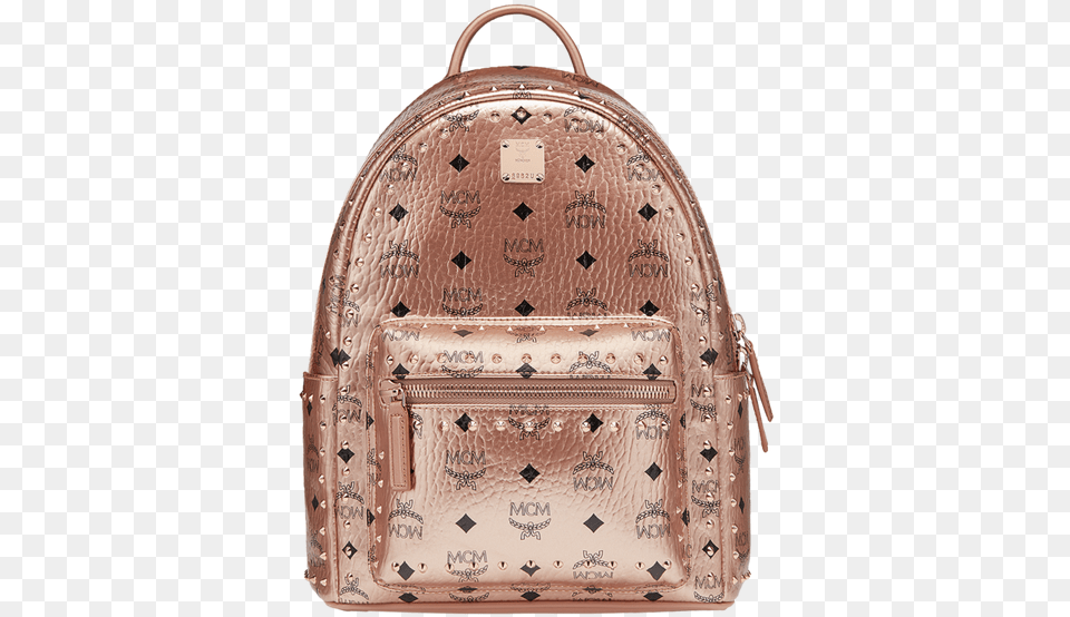 Mcm Backpack Mcm Rose Gold Backpack, Accessories, Bag, Handbag, Purse Free Png Download