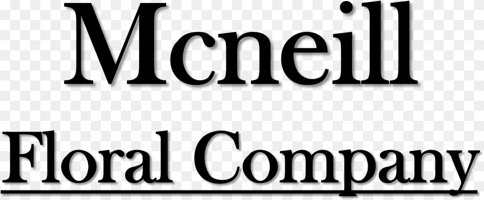 Mcneill Floral Company Graphics, Gray Free Png Download