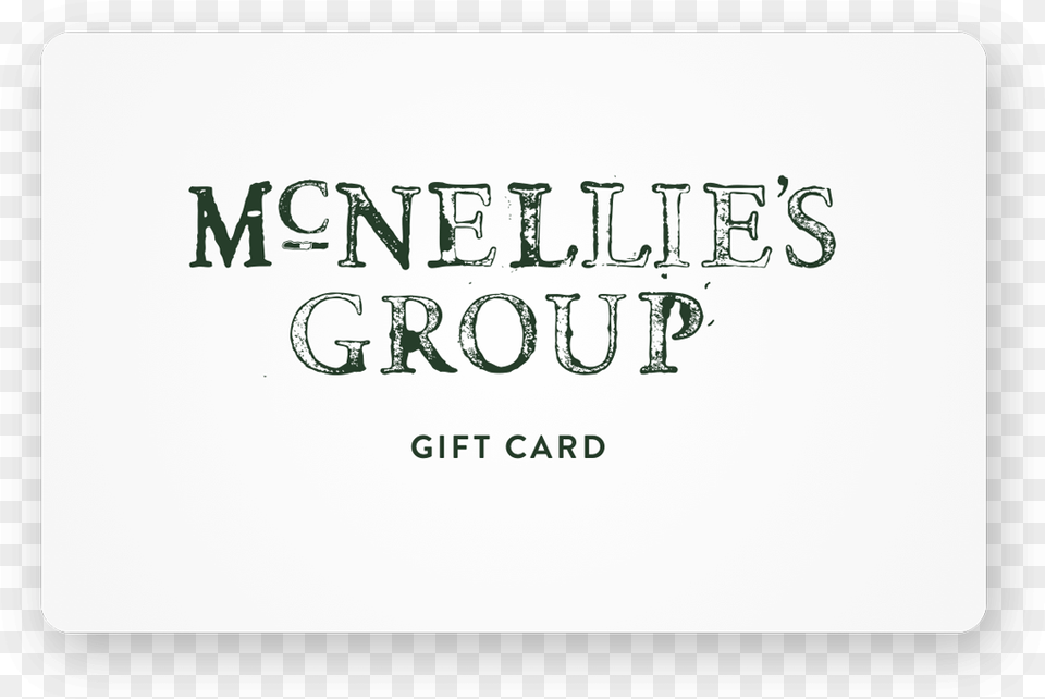 Mcnellie39s Group Gift Card Calligraphy, Text Png Image