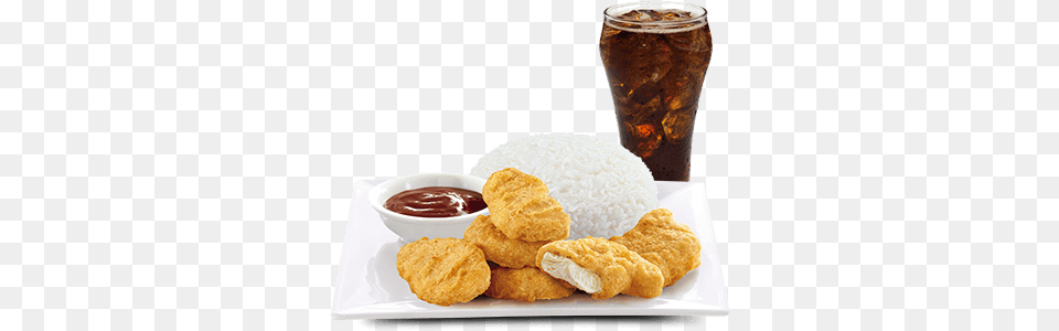 Mcnuggets With Rice, Food, Fried Chicken, Ketchup, Nuggets Free Transparent Png