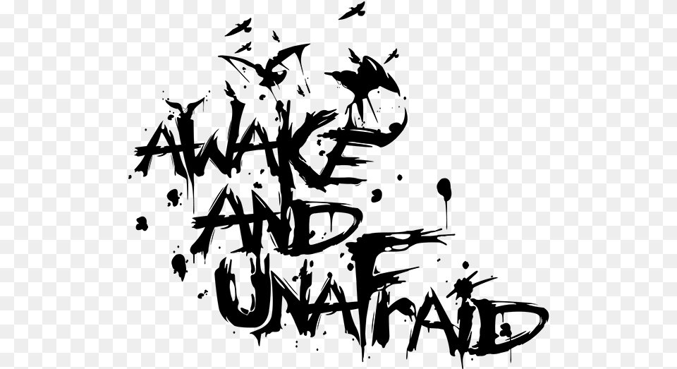 Mcr Logo Chemical Romance Awake And Unafraid Mcr, Text Free Png Download