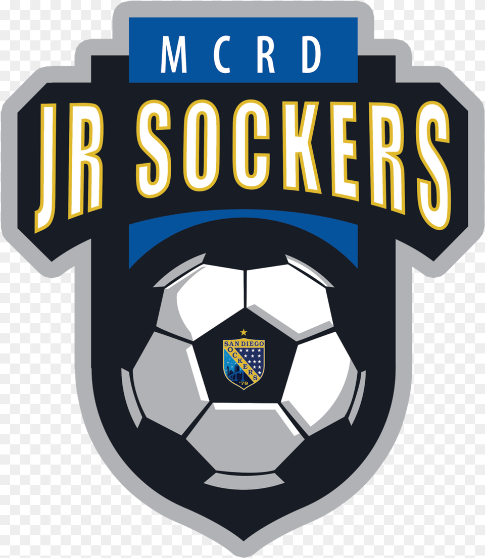 Mcrd Jr Sockers Crest Emblem, Badge, Symbol, Sport, Soccer Ball Free Png Download