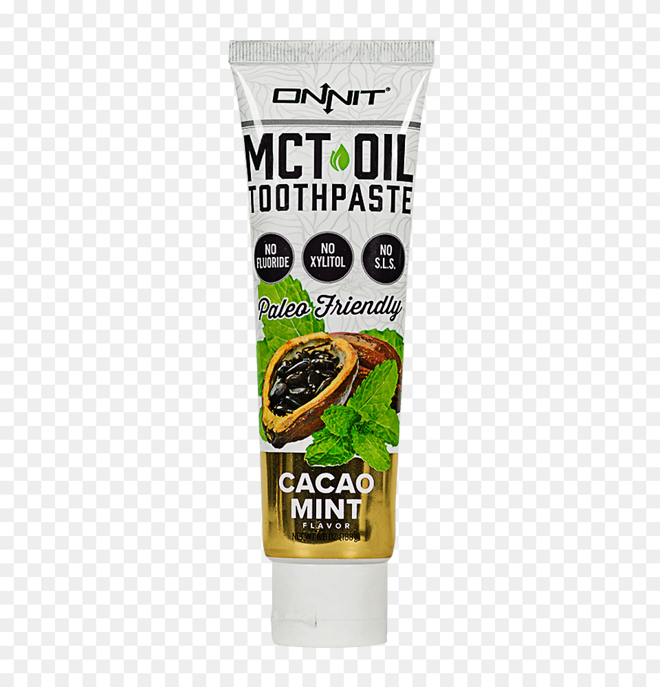 Mct Oil Toothpaste Onnit, Herbs, Plant, Bottle Png