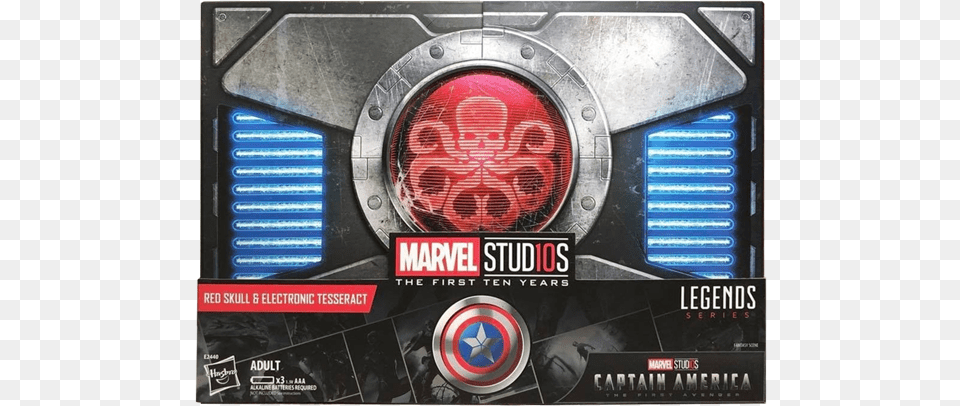 Mcu 10th Anniversary Sdcc 2018 Tesseract Amp Red Skull Marvel Legends Series Electronic, Light, Computer Hardware, Electronics, Hardware Free Transparent Png
