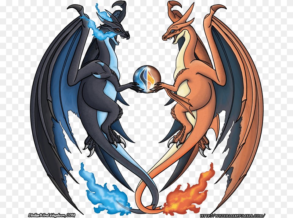 Mcxy Shirt For Web Charizard And Mega Charizard, Dragon, Adult, Female, Person Free Transparent Png