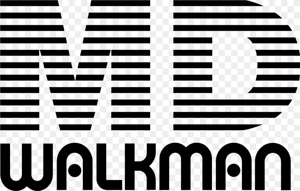 Md Walkman Logo Transparent, Gray Free Png Download