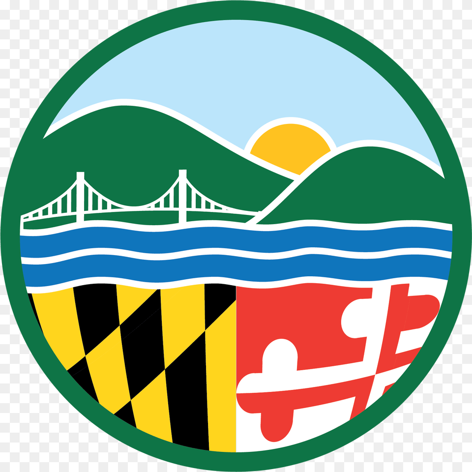 Mde Logo Downloads Maryland Department Of Environment, Badge, Photography, Symbol, Sphere Free Transparent Png