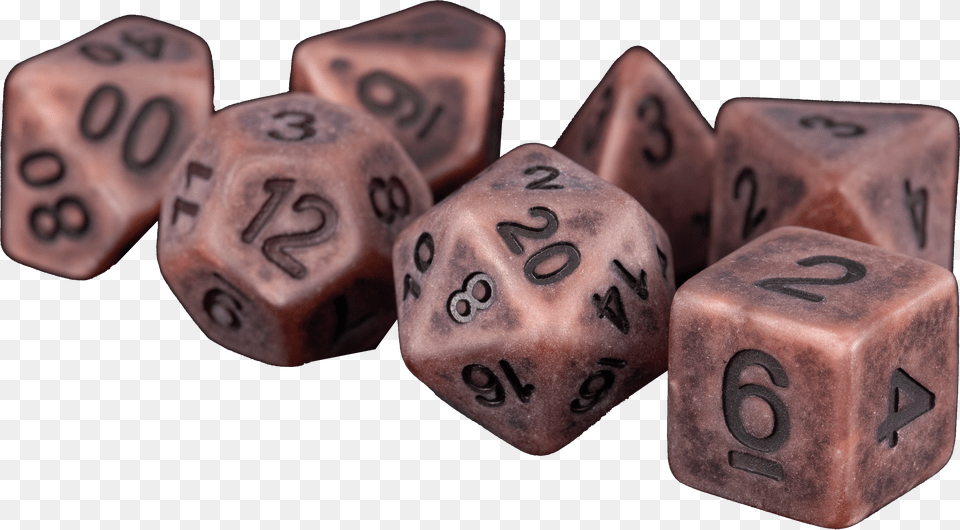 Mdg Resin Die Set Ancient Copper Koplow D20 Pearl Dice Game Png