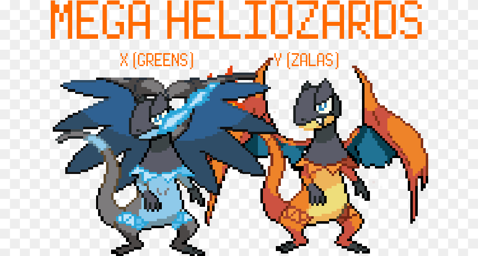 Me And Zala Had A Contest To Make The Best Mega Heliozard Cartoon, Adult, Male, Man, Person Png