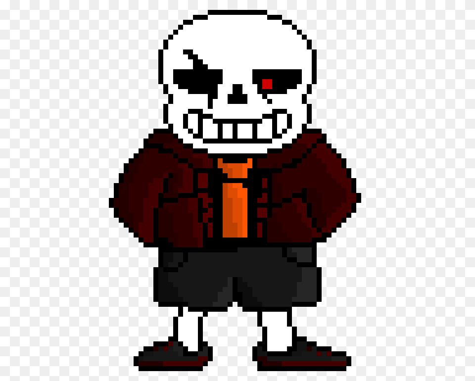 Me As A Sans Instyle Of A Udnerfell Sans But Instead Of Sharp, Qr Code Png