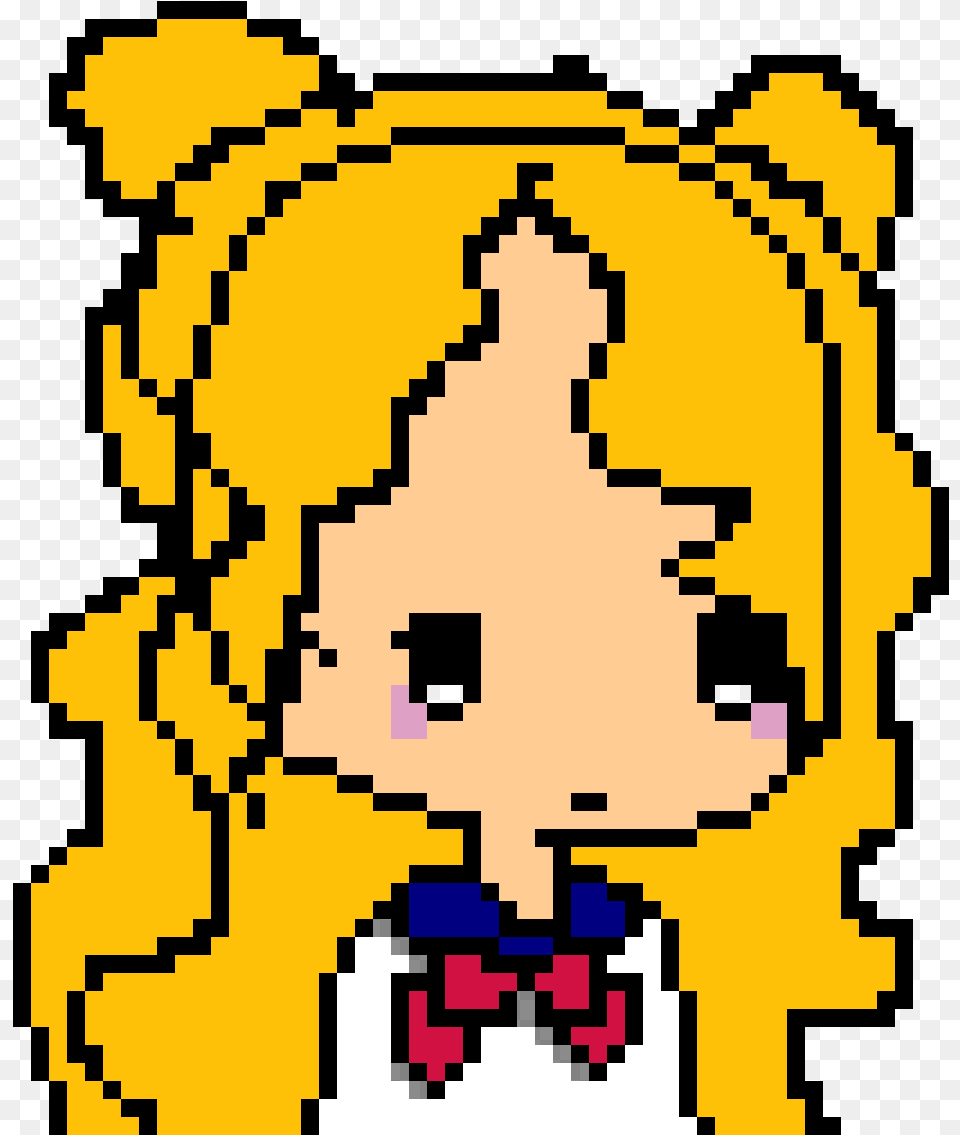 Me As A Yandere If I Also Had Blonde Hair Clipart Pixel Art Base Character Free Png