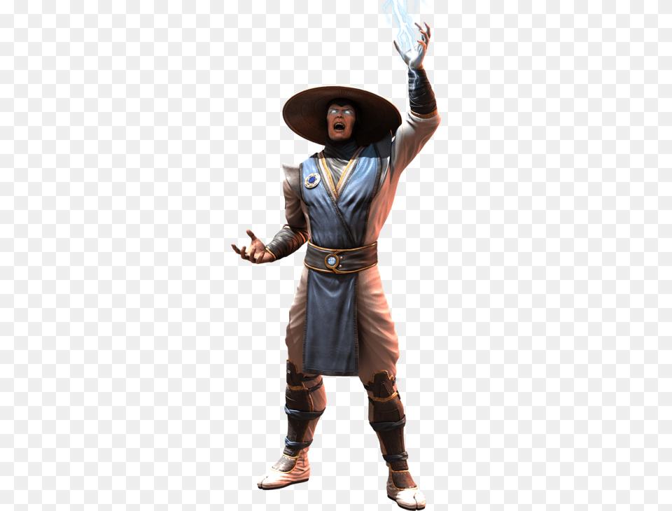 Me How Little Respect Shao Kahn And The Mk Fighters Raiden Mortal Kombat, Clothing, Costume, Person, Boy Free Png Download