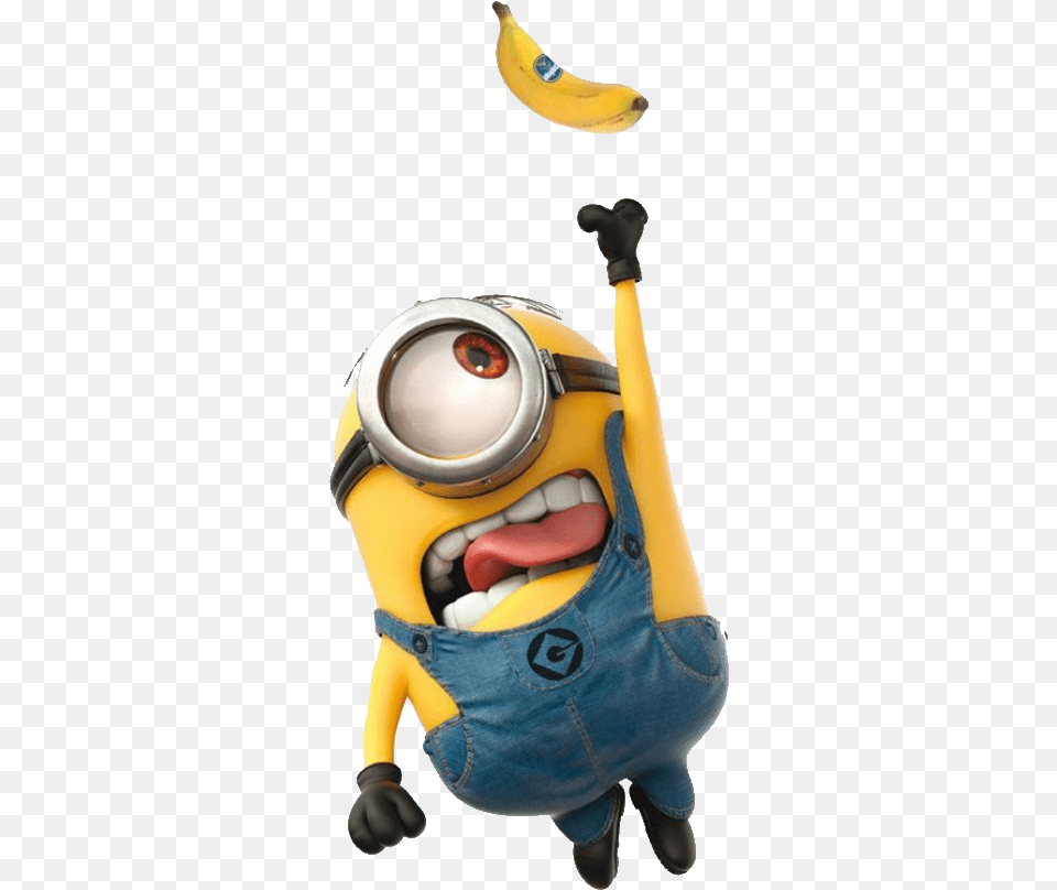 Me Minion Banana Despicable Stuart Bob The Clipart, Food, Fruit, Plant, Produce Free Transparent Png