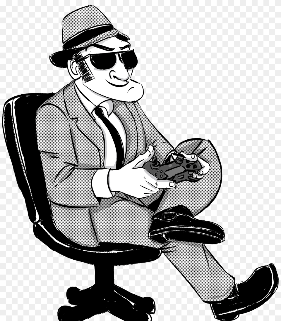 Me Sitting In A Chair And Playing A Game As I Do Office Chair, Adult, Book, Publication, Comics Png Image