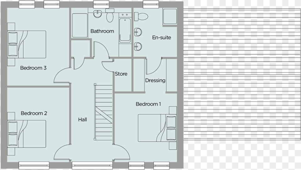 Meadow View Floorplans The Sycamore Floor Plan, Diagram, Chart, Plot, Floor Plan Free Transparent Png