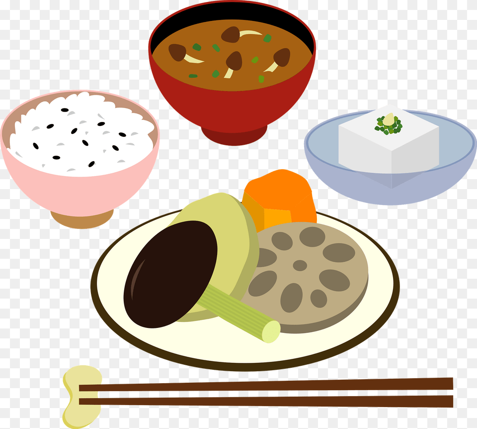 Meal Dishes Clipart, Dish, Food, Lunch, Bowl Png