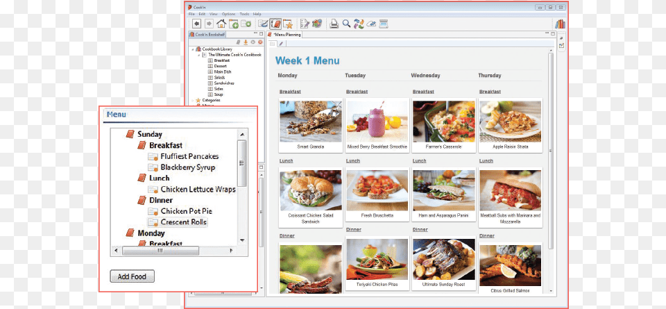 Meal Planner Software, Burger, Food, Lunch, Text Free Png Download