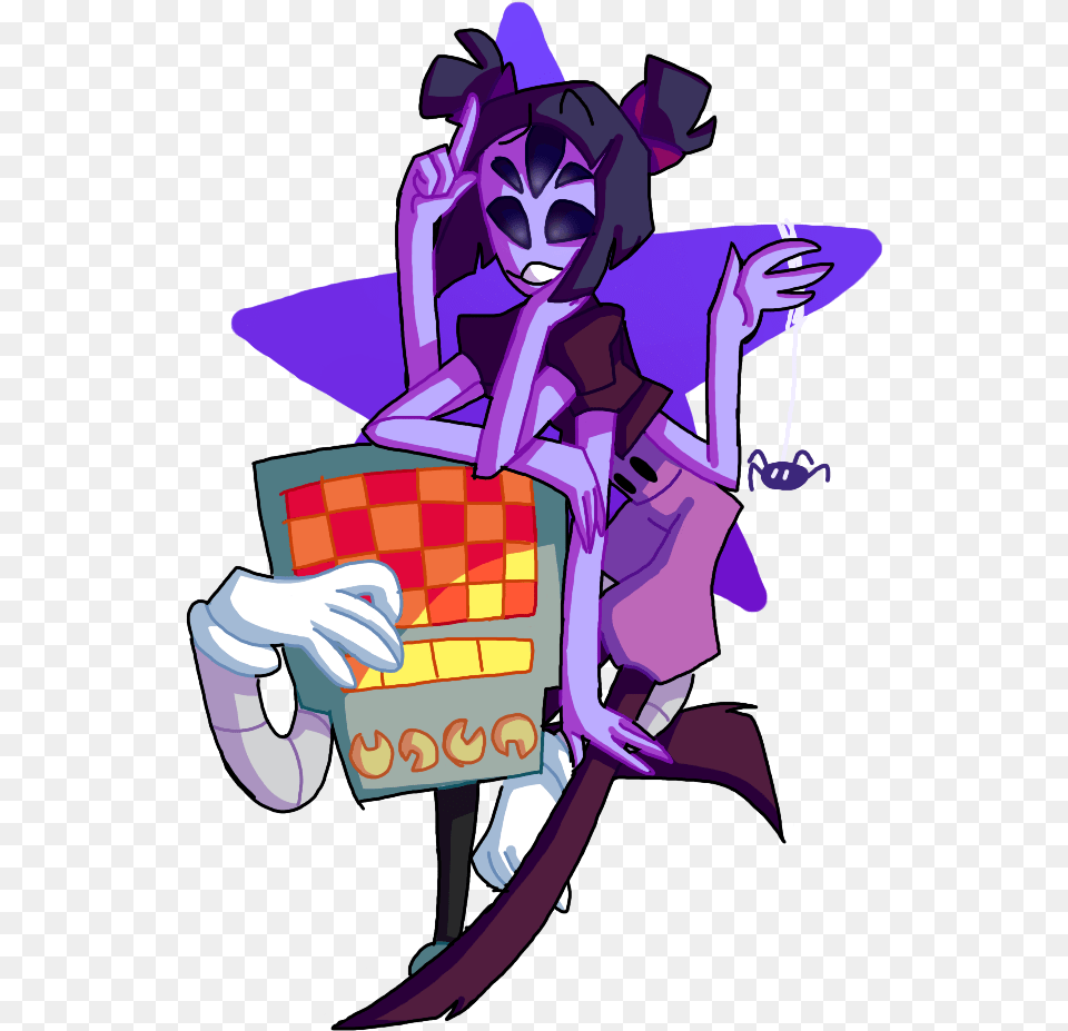 Mean Girlmettaton And Muffet For Anon Theyll Help Cartoon, Purple, Person, Art, Face Free Png