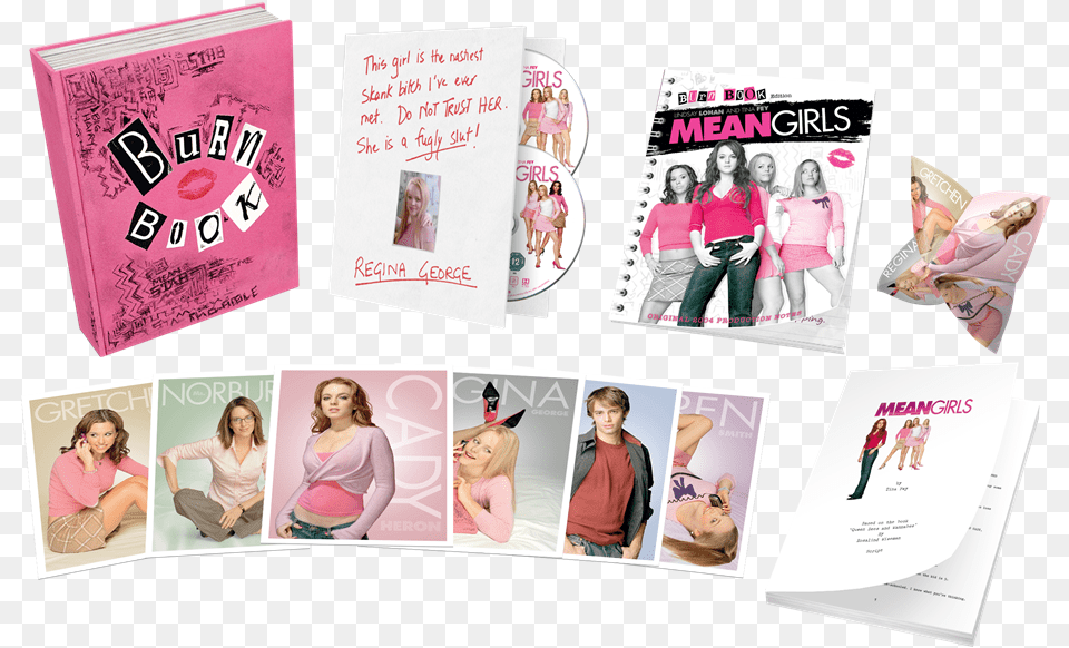 Mean Girls Anniversary Blu Ray, Adult, Poster, Person, Woman Png