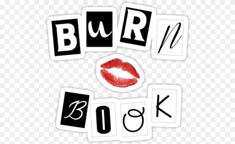 Mean Girls Burn Book, Cosmetics, Lipstick, Text, Scoreboard Free Transparent Png