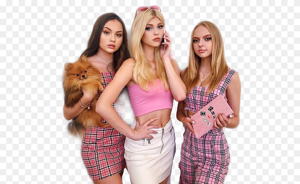 Mean Girls Loren Gray With Friends, Woman, Person, Female, Adult Free Png Download