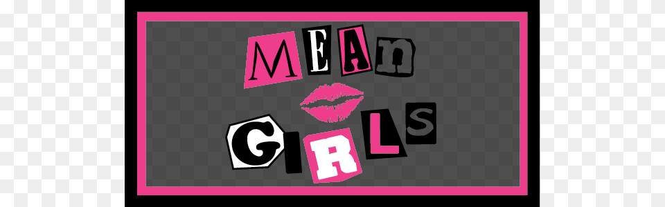 Mean Girls Mean Girl Text, Purple, Cosmetics, Lipstick, Person Free Png