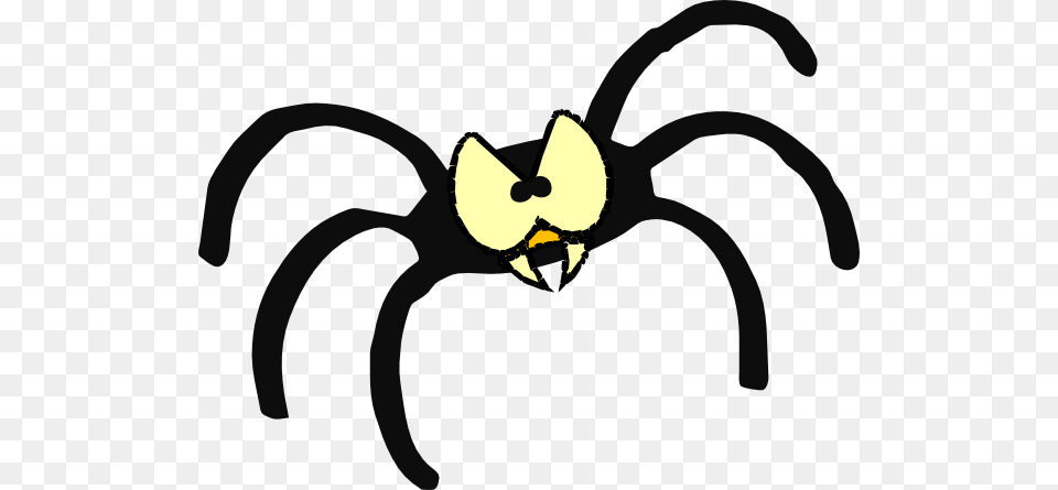 Mean Spider Clip Art, Animal, Bee, Insect, Invertebrate Free Transparent Png
