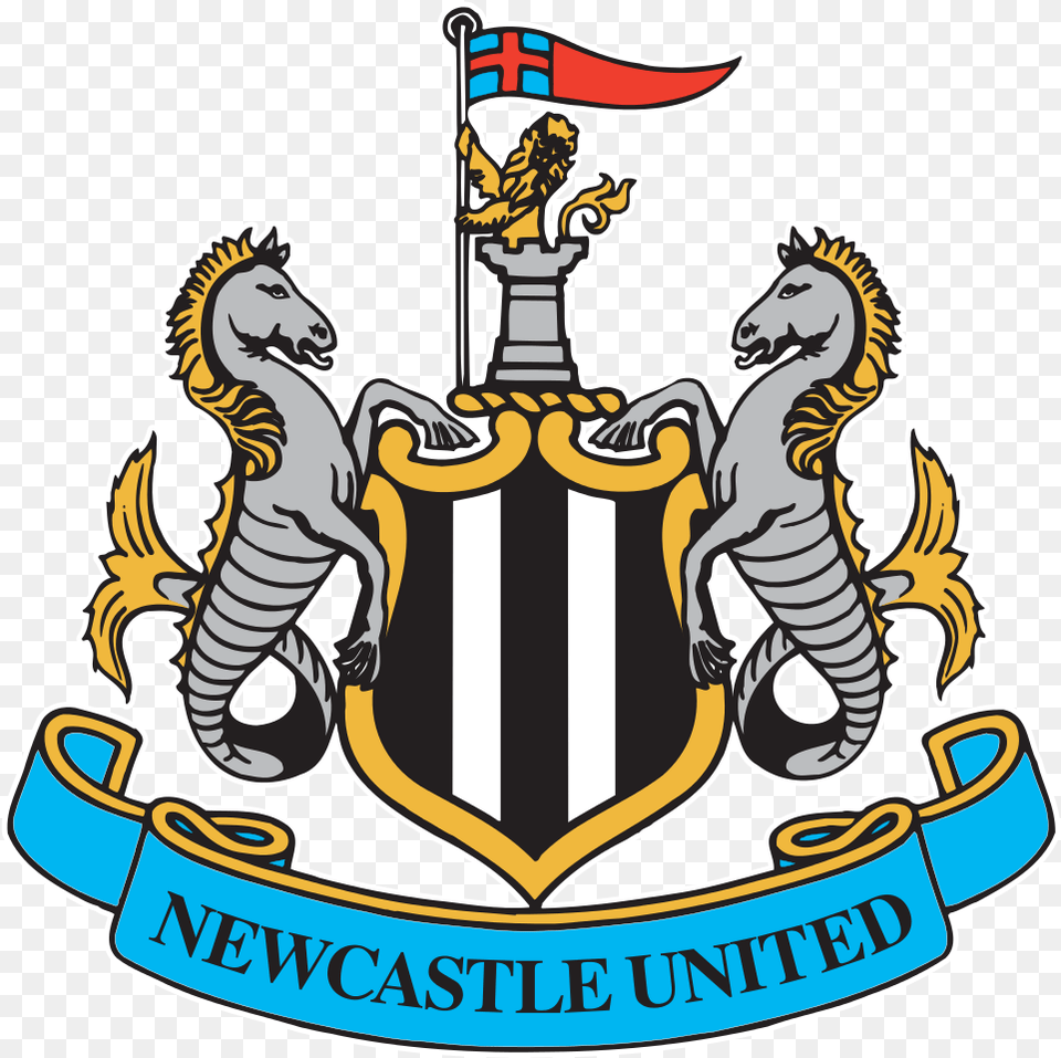 Meaning Newcastle United Logo And Logo Newcastle United Fc, Emblem, Symbol, Face, Head Free Png Download