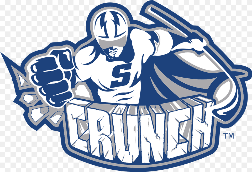Meaning Syracuse Crunch Logo And Symbol History Evolution Syracuse Crunch Logo, Body Part, Hand, Person, People Free Png Download
