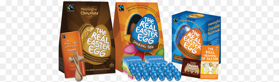 Meaningful Easter Eggs And Heavenly Chocolates Meaningful Chocolate Company Fairtrade The Real Easter, Advertisement, Food, Sweets, Poster Free Transparent Png