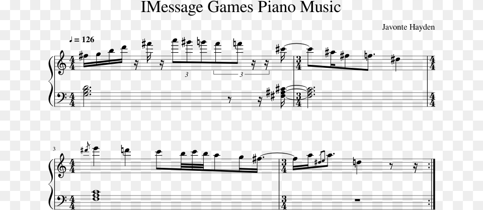 Measure Music On Piano, Gray Free Png Download