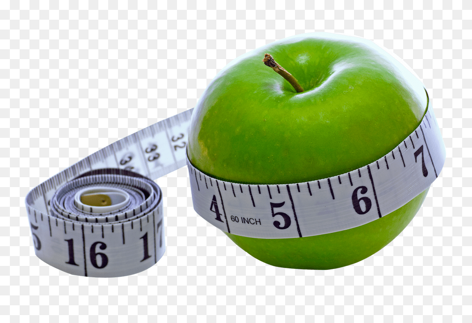 Measure Tape, Apple, Chart, Food, Fruit Free Png Download
