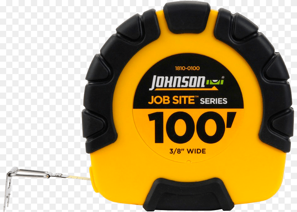 Measure Tape Image Johnson Level Amp Tool 1810 0100 037 Tape Measure, Ammunition, Grenade, Weapon Free Png Download