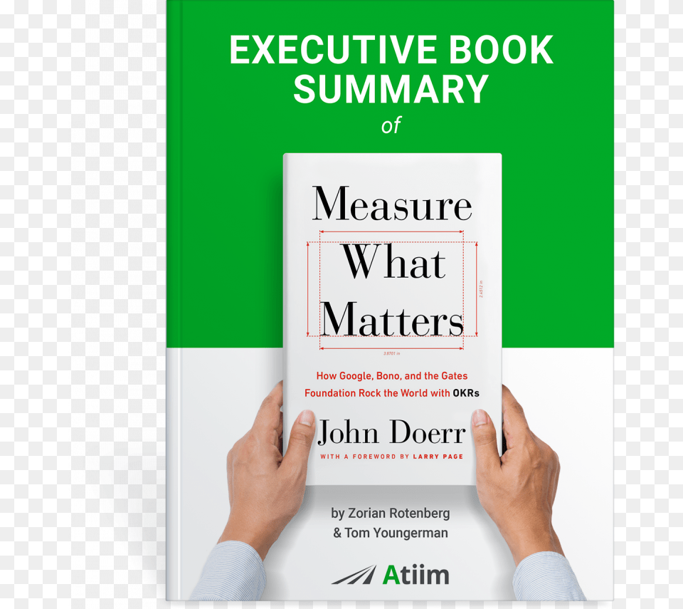 Measure What Matters Executive Book Summary Poster, Advertisement, Publication, Adult, Person Free Png