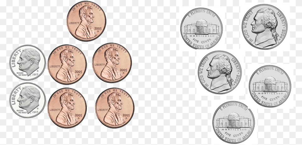 Measurement Same But Different Twenty Five Cents Art Print Verso And Recto Of Jefferson Nickel, Person, Adult, Coin, Male Free Png Download